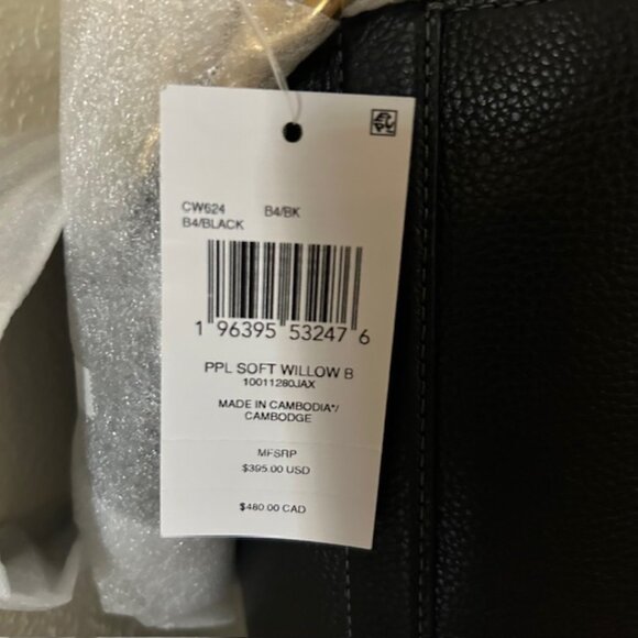 Coach Willow Soft Bucket Bag - Black - Picture 14 of 14